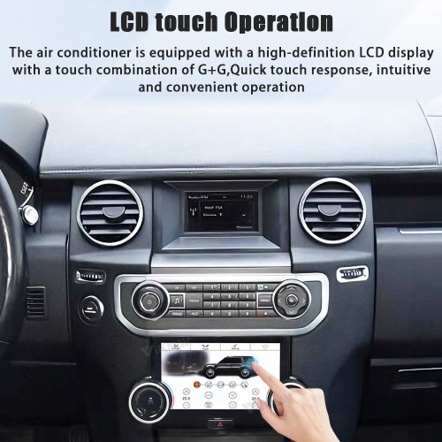 Viknav 10.4 Inch AC Panel Touch Screen For Land Rover Discovery 4 LR4 2009-2021 Digital Display Air Conditioning Switch Climate Control Dashboard
