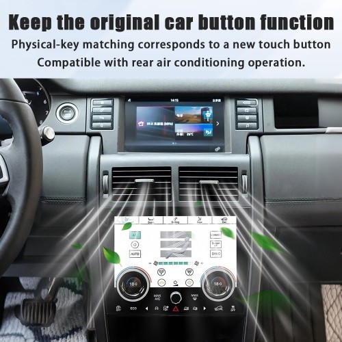 Viknav Digital AC Panel For Land Rover Discovery Sport L550 2015-2019 Air Conditioning Control AC Board Climate Temperature Control Touch Screen