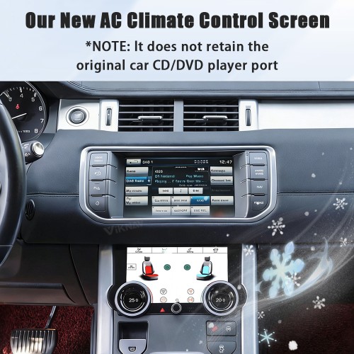 Viknav 10.25 inch Android Radio and AC Panel For Land Rover Range Rover Evoque L538 2013-2017 Multimedia Player GPS Navigation Stereo Wireless Carplay Android Auto Touch Screen