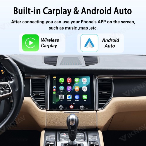 8.4 Inch Car Radio For Porsche Macan 2014-2017 Android System Auto Stereo Wireless Carplay GPS Navigation Multimedia Player Touch Screen Head Unit (128GB)