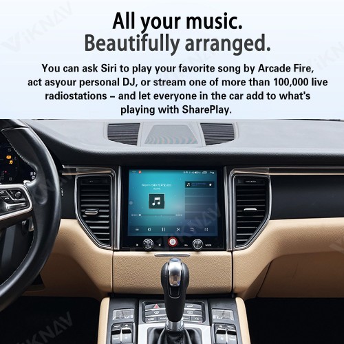 8.4 Inch Car Radio For Porsche Macan 2014-2017 Android System Auto Stereo Wireless Carplay GPS Navigation Multimedia Player Touch Screen Head Unit (128GB)