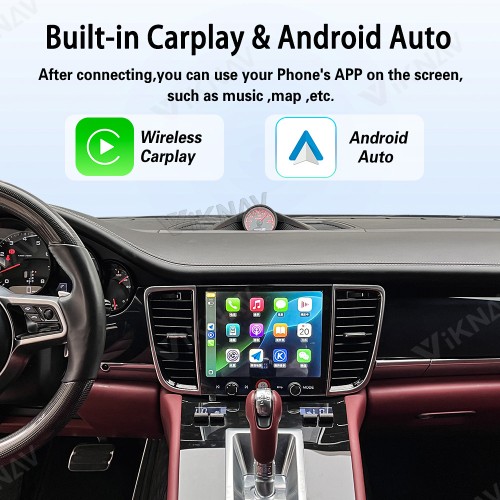 8.4 Inch Car Radio For Porsche Panamera 2010-2016 Android System Auto Stereo Wireless Carplay GPS Navigation Multimedia Player Touch Screen Head Unit (128GB)