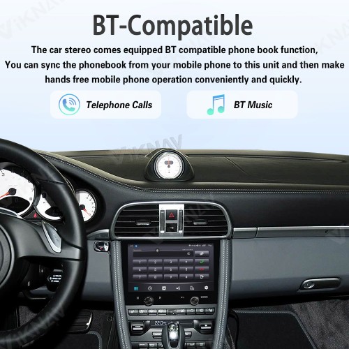 8 Inch Car Radio For Porsche Cayman 2005-2012 Android System Auto Stereo Wireless Carplay GPS Navigation Multimedia Player Touch Screen Head Unit (128GB)