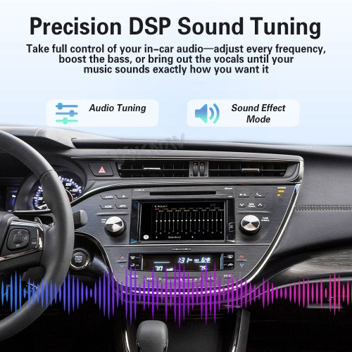 Viknav Linux Interface Box for Toyota Avalon 2014-2017 Wireless CarPlay Android Auto GPS Navigation Original Car Radio Screen