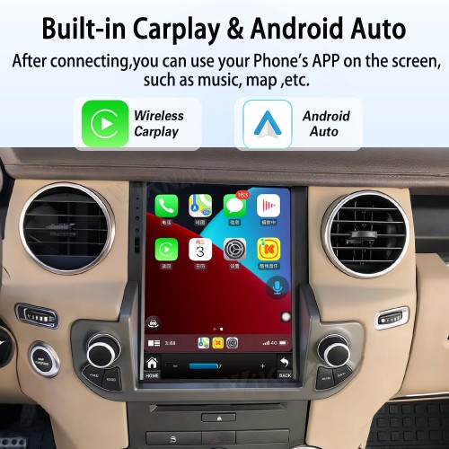 Viknav Android Radio For Land Rover Discovery 4 LR4 2009-2021 Multimedia Player GPS Navigation Stereo Wireless Carplay Android Auto Touch Screen
