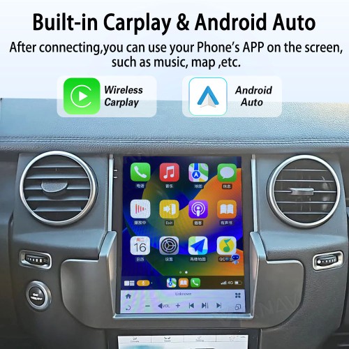Viknav Upgrade Android Radio For Land Rover Discovery 4 LR4 2009-2021 Multimedia Player GPS Navigation Stereo Wireless Carplay Android Auto Touch Screen