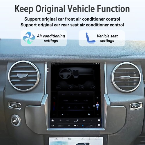Viknav Upgrade Android Radio For Land Rover Discovery 4 LR4 2009-2021 Multimedia Player GPS Navigation Stereo Wireless Carplay Android Auto Touch Screen