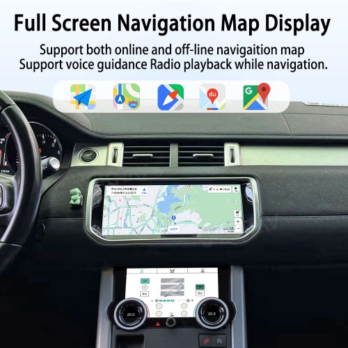 Viknav 10.25 inch Android Radio and AC Panel For Land Rover Range Rover Evoque L538 2013-2017 Multimedia Player GPS Navigation Stereo Wireless Carplay Android Auto Touch Screen
