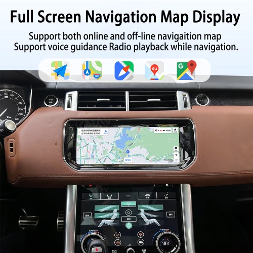 Viknav Android Radio For Land Rover Range Rover Sport L494 Vogue L405 2013-2017 Wireless Carplay Android Auto Multimedia Player GPS Navigation Touch Screen Stereo