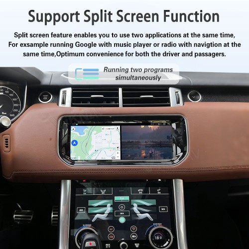 Viknav Android Radio For Land Rover Range Rover Sport L494 Vogue L405 2013-2017 Wireless Carplay Android Auto Multimedia Player GPS Navigation Touch Screen Stereo