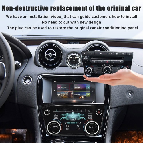 Viknav 7 inch Touch Screen car Climate Control Replacement for Jaguar XJ XJL 2009-2018  Full Touch Screen air Conditioning Screen Board