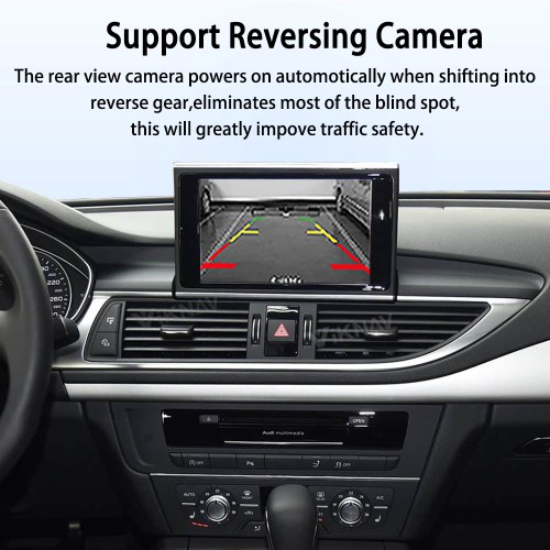 Viknav Linux Interface Box for AUDI A1 A4 A5 A6 A7 2009-2018 Wireless CarPlay Decoder Android Auto GPS Navigatipn Original Car Radio Screen