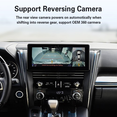 Viknav Android 13 Interface Box for Lexus LM 2018-2020 Wireless CarPlay Decoder Android Auto GPS Navigation  Original Car Radio Screen
