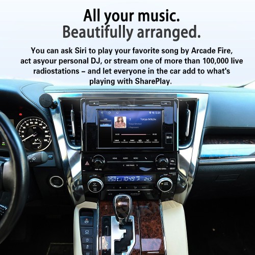 Viknav Android 13 Interface Box for Toyota Alphard 2020-2022 Wireless CarPlay Decoder Android Auto GPS Navigation Original Car Radio Screen