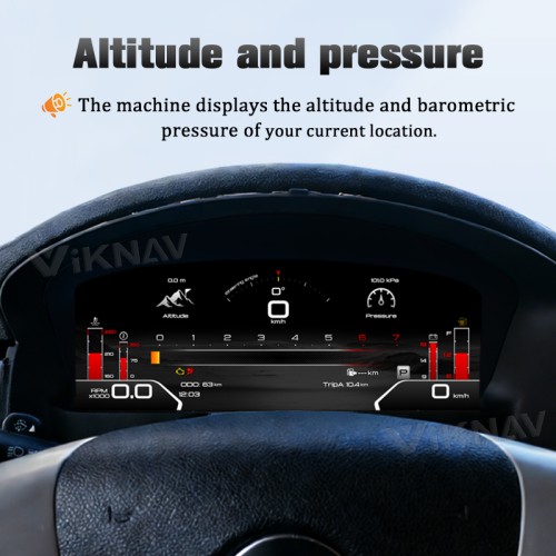 Viknav 15 Inch Linux System Digital Dashboard Instrument Cluster for Cadillac Escalade 2007-2014 stereo unit
