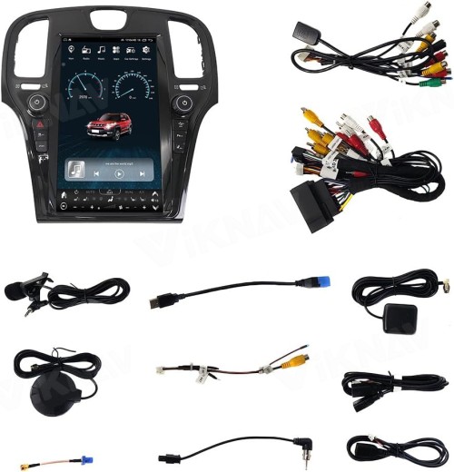 Viknav 14Inch Car Radio for Chrysler 300C 2011-2020 Android Head Unit Multimedia Player GPS Navigation Wireless Carplay Android Auto