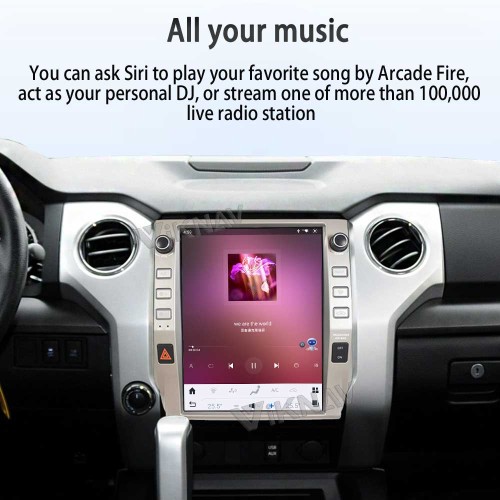 Viknav 13 inch Android Screen Car Radio For Toyota Tundra 2014-2020 Wireless Carplay Android Auto Multimedia player GPS Navigation Auto StereoTouch Screen