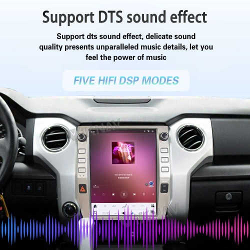 Viknav 13 inch Android Screen Car Radio For Toyota Tundra 2014-2020 Wireless Carplay Android Auto Multimedia player GPS Navigation Auto StereoTouch Screen