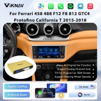 Viknav Linux System Wireless Carplay Android Auto Decoder Box For Ferrari Decoding Box Upgrade Interface Autolink  Airplay