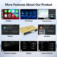 Viknav linux system wireless carplay android auto decoder box for Alfa GIulietta GPS Navigatipn Original Car Radio Screen