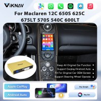 Viknav Linux System Wireless Carplay Android Auto Decoder Box For MacLaren Decoding Box Upgrade Interface Autolink Airplay