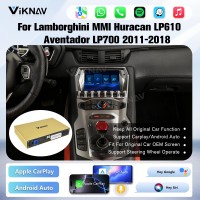 Viknav Linux System Wireless Carplay Android Auto Decoder Box For Lamborghini 2011-2018 GPS Navigatipn Original Car Radio Screen