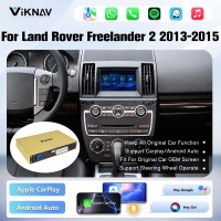 Viknav Linux System Wireless Carplay Android Auto Decoder Box For Land Rover Freelander 2 2013-2015 GPS Navigatipn Original Car Radio Screen