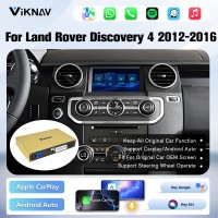 Viknav Linux System Wireless Carplay Android Auto Decoder Box For Land Rover Discovery 4 2012-2016 GPS Navigatipn Original Car Radio Screen