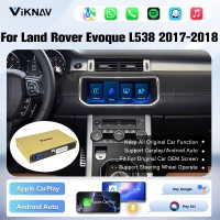 Viknav Linux System Wireless Carplay Android Auto Decoder Box For Land Rover Evoque L538 2017-2018 GPS Navigatipn Original Car Radio Screen