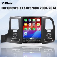 Viknav Car radio For Chevrolet Silverado GMC SIERRA 2007-2013 Vertical Screen 12.1 INCH Car Stereo DVD player GPS Navigation Head UNIT (128gb)