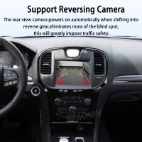 Viknav linux system wireless carplay android auto decoder box for Chrysler 300c 2012-2016 GPS Navigatipn Original Car Radio Screen