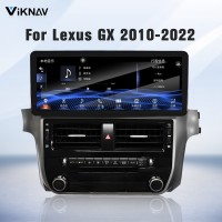 Viknav 12.3 Inch Touch Screen Car Radio For Lexus GX 2009-2022 Upgrade Android Head Unit Wirless Carplay GPS Navigation Player Autoradio Replacement