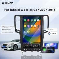 Viknav Android 13.4 inch Car Stereo for Infiniti G Series G37 2007-2015 Wireless CarPlay & Android Auto GPS Navigation Head Unit