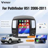 Viknav Screen Car Radio For Nissan pathfinder R51 2006-2011 Android Head Unit Wirless Carplay GPS Navigation Player Autoradio ( 128GB)