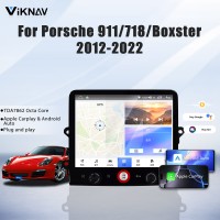 8.4 Inch Car Radio For Porsche 911/718/Boxster 2012-2022 Android System Auto Stereo Wireless Carplay GPS Navigation Multimedia Player Touch Screen Head Unit (128GB)