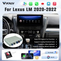 Viknav Android 13 Interface Box for Lexus LM 2018-2020 Wireless CarPlay Decoder Android Auto GPS Navigation  Original Car Radio Screen